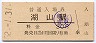 山陰本線・湖山駅(30円券・昭和52年)