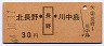 北長野←[長野]→川中島(昭和44年・30円)