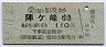 蒲原鉄道★加茂→陣ケ峰(110円・昭和57年)