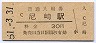東海道本線・尼崎駅(30円券・昭和51年)