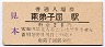 釧網本線・南弟子屈駅(20円券)
