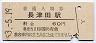 横浜線・長津田駅(60円券・昭和53年)
