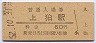 奈良線・上狛駅(60円券・昭和52年)