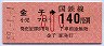 東京印刷★金子→140円(昭和59年・小児)
