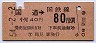 東京印刷・鶴見線内使用ずみ★国道→80円(昭和54年)