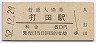和歌山線・打田駅(60円券・昭和52年)