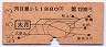 富士急→国鉄★河口湖から大月→1200円(昭和55年)