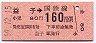 東京印刷・三セク化★益子→160円(昭和59年)