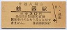 函館本線・銭函駅(30円券)