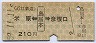 近江鉄道★米原←[鳥居本]→彦根口(昭和59年・210円)