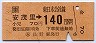 安茂里→140円(平成2年)