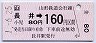 山形鉄道★長井→160円(平成元年)