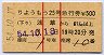 東武・赤線2条★りょうもう25号・急行券(浅草から)