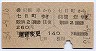 仙台印刷★七日町→(只)根岸・往復券(昭和54年)