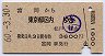 富岡→東京都区内(昭和60年)