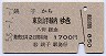 銚子→東京山手線内(昭和58年)