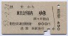 潮来→東京山手線内(昭和53年)