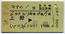 なすの1号・急行指定席券(上野→黒磯・昭和54年)