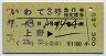 いわて3号・急行指定席券(上野→・昭和54年)