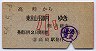高崎→東京山手線内(昭和56年・小児)