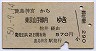 鹿島神宮→東京山手線内(昭和50年)