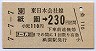 記念券★祇園→230円(平成7年)