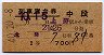 北陸号・列車寝台券(上野駅から乗車・昭和40年・2等)