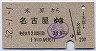 米原→名古屋(昭和52年)