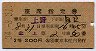 旧2等・青地紋★座席指定券(北上号・昭和34年)