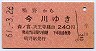 国鉄→南海天王寺支線★鴫野→今川(昭和61年・240円)