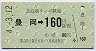 北近畿タンゴ鉄道★豊岡→160円(平成4年)