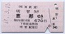 明知鉄道★明智→恵那(平成17年・670円)