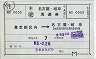 JR券[東]★名古屋・岐阜周遊券A(東京都区内→)0005