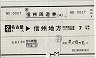 JR券[海]★信州周遊券A(名古屋市内→)0027