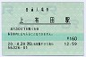 [九]E-POS・臨時営業★佐世保線・上有田駅(160円券・平成20年)