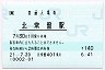 [東]POS★奥羽本線・北常盤駅(140円券・平成21年)