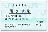 鹿児島本線・羽犬塚駅(160円券・平成20年)