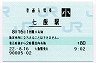 函館本線・七飯駅(80円券・平成22年・小児)