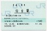 東北本線・仙台駅(140円券・平成15年)