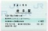 東海道本線・岐阜駅(140円券・平成19年)