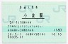 鹿児島本線・小倉駅(140円券・平成20年)