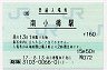 [北]総販★函館本線・南小樽駅(160円券・平成17年)