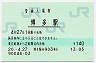 鹿児島本線・博多駅(140円券・平成20年)