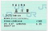 山手線・品川駅(140円券・平成29年)
