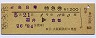 雷鳥8号・特急券(福井→京都・昭和53年)