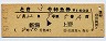 とき3号・特急券(新潟→上野・昭和53年)
