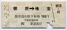 長野電鉄★柳原→権堂(昭和56年・180円)