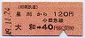 相鉄・金額式★星川から大和→40円(昭和49年)