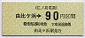 江ノ電・金額式★由比ヶ浜→90円