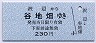 栗原電鉄・廃線★沢辺→谷地畑(230円)